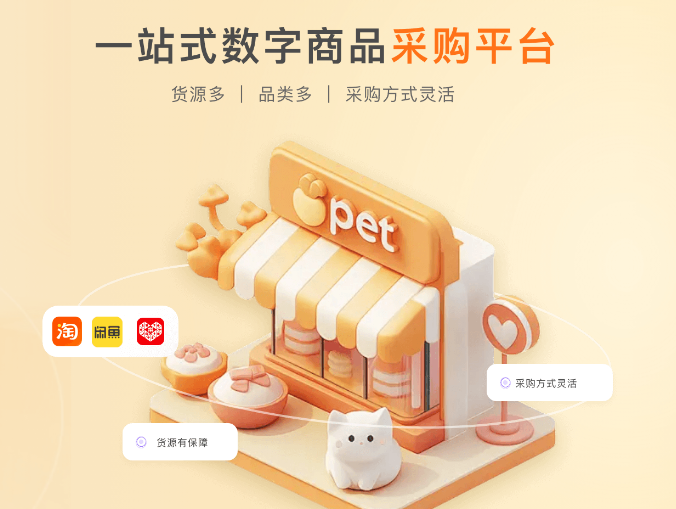 多样化的虚拟权益产品代理展示